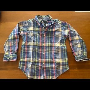Ralph Lauren kids shirt multi color size 4/4T
